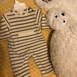 Just in One Piece baby striped outfit  from Savannah Baby